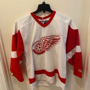 90’s era CCM Detroit Red Wings home jersey